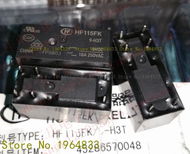 

HF115FK 9-H3T HF115FK-T 12-H3T 115F-1A-6P-9V/12V