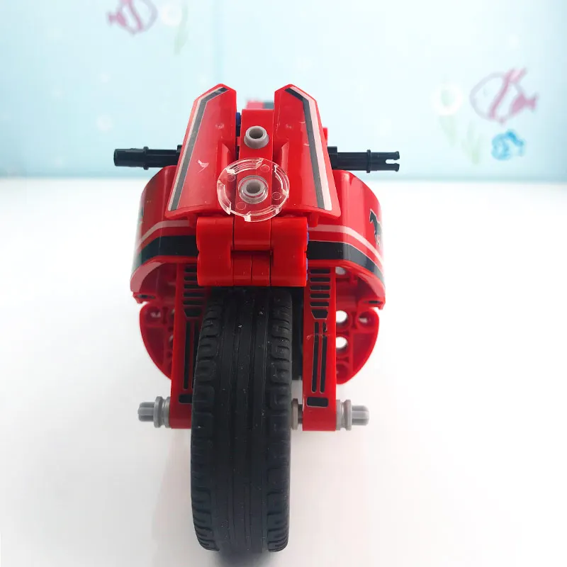 Сборочные строительные блоки 1:4 пластиковые детали для велосипеда модель