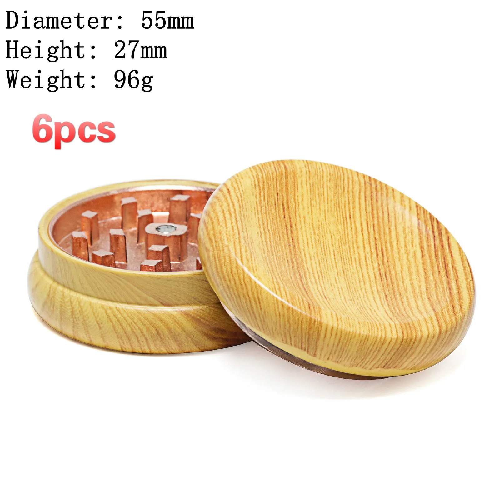 6 шт. новая одежда для маленькой девочки 2 слоя 67/55 мм деревянные портом мама дыма