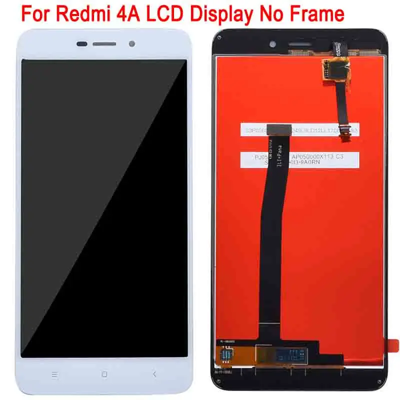 Для Xiaomi Redmi 4X сенсорный экран дигитайзер 5," ЖК-дисплей с рамкой для Xiaomi Redmi 4A ЖК