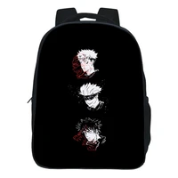 jujutsu kaisen backpack anime printing boys girls primary backpack polyester wear resistant kids students fashion school bag