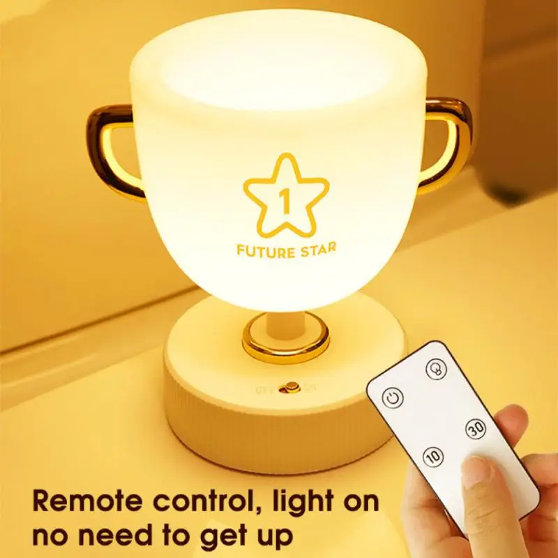 

Trophy Table Creative Pen Holder Adjustable LED Night Light Usb Charging Atmosphere Lamp Table Light Storage Rack Home Supplies