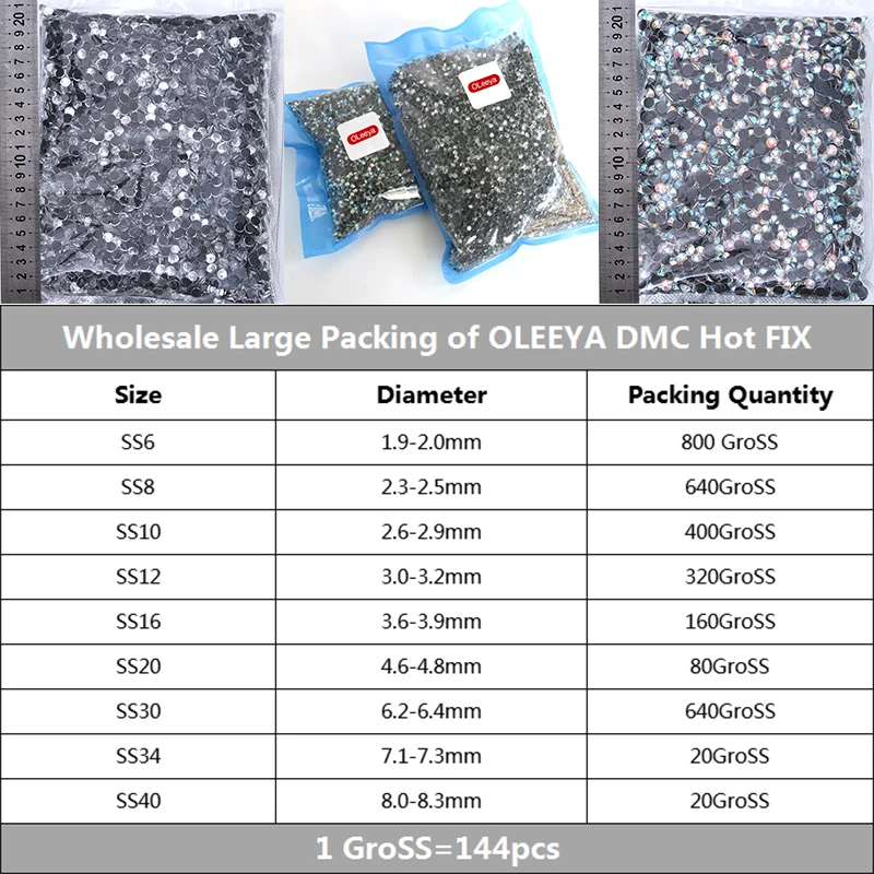Оптовая продажа большая упаковка кристаллы AB железные Стразы стеклянные стразы
