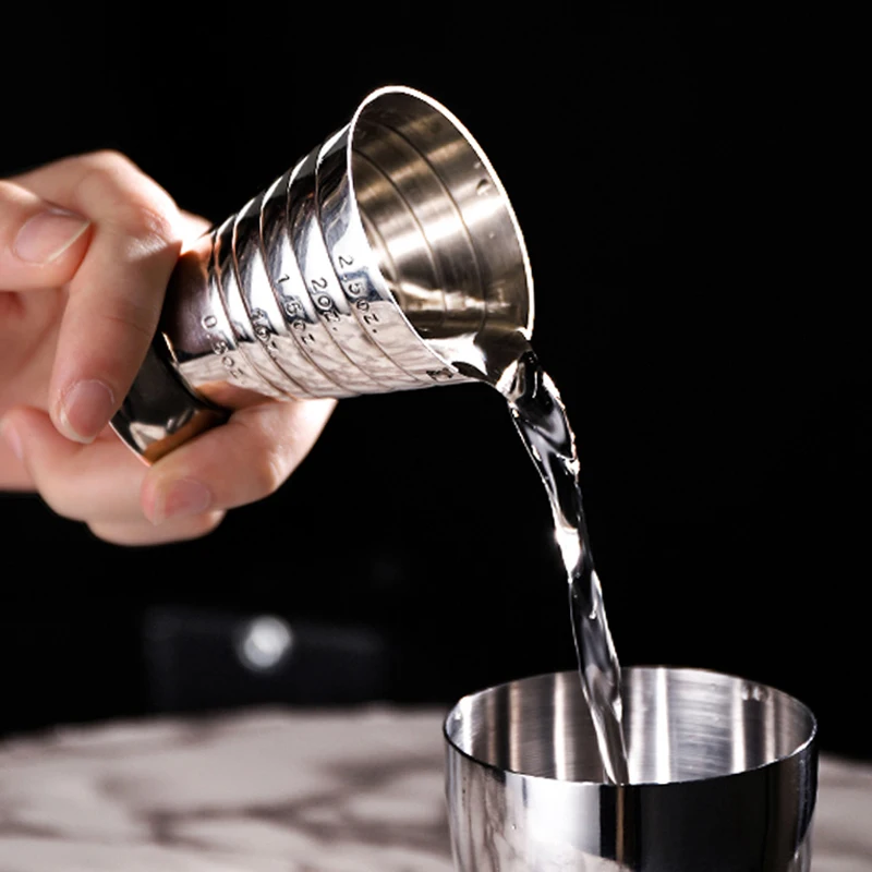 Нержавеющая сталь бар джиггер измерения выстрел чашки унцию Джиггер Бар