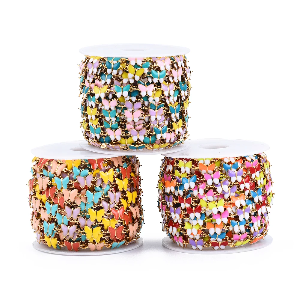 Позолоченная масляная бабочка из нержавеющей стали 16 к 1 м |