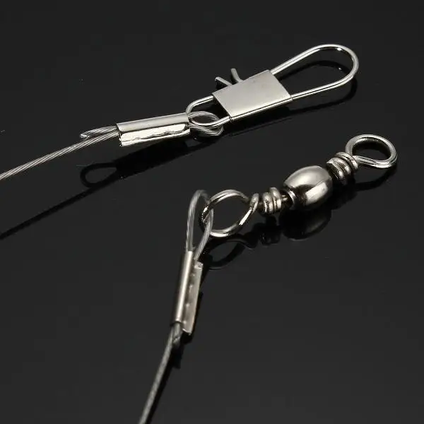 

70 Cm Stainless Steel Wire Leader Fishing Line Lure Trace Cable Braided Fishing Line Fishing Tools