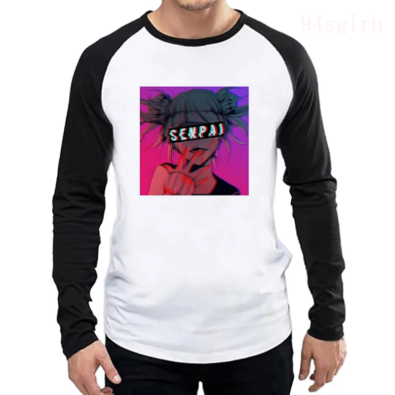 Футболка унисекс с длинным рукавом и надписью Моя геройская Академия | Мужская