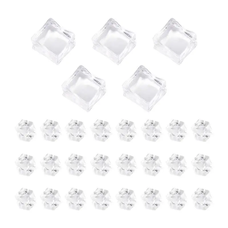 

1 набор прозрачных измельченных камней из искусственного льда для наполнителей ВАЗ реквизит для фотографий украшение