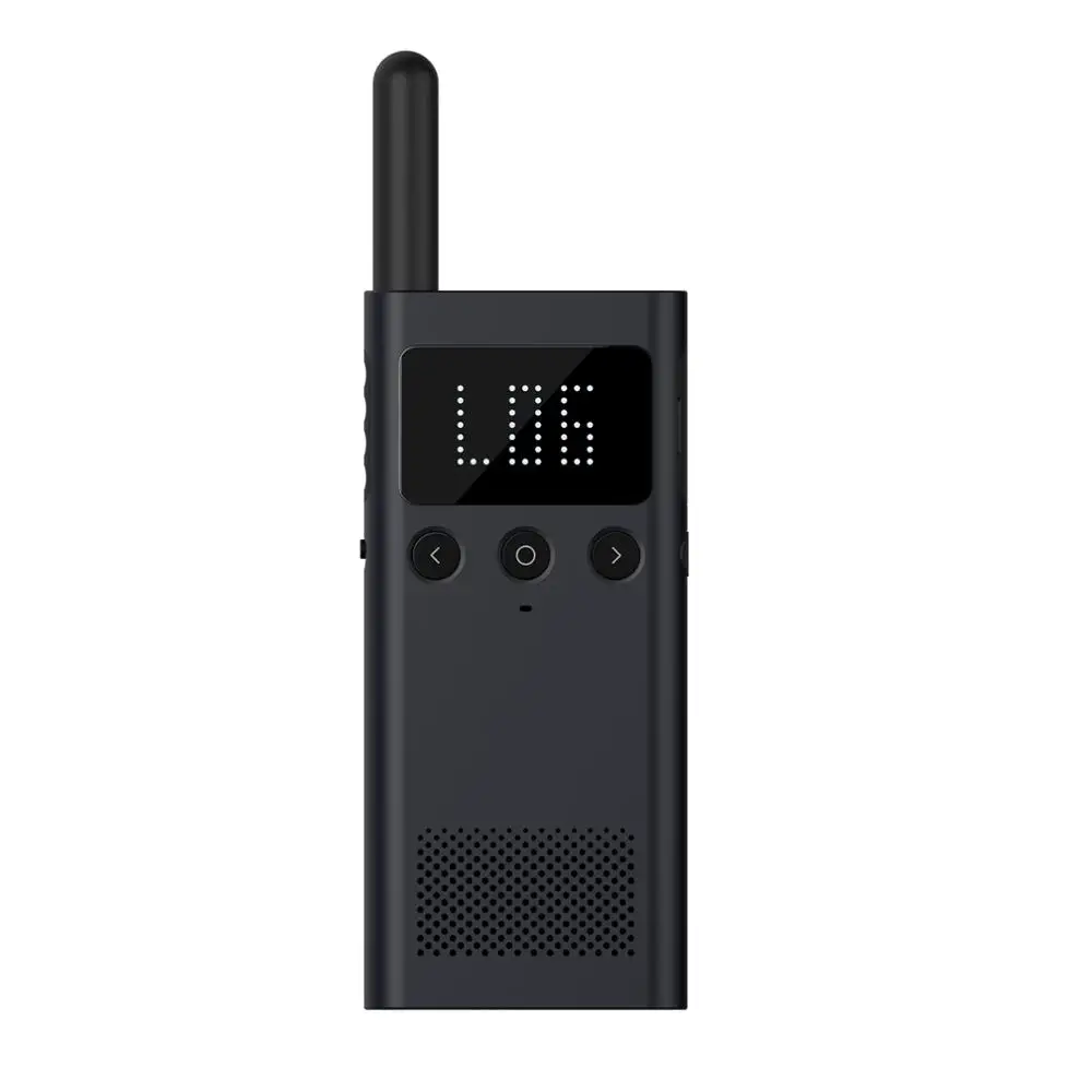 Синий Xiaomi Mijia Smart Walkie Talkie с fm-радио динамик в режиме ожидания смартфон приложение расположение поделиться быстро команда Talk interphone - Цвет: Синий