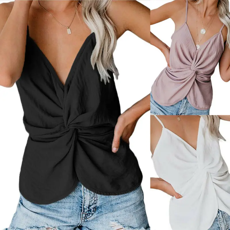 Женский шифоновый топ без рукавов с цветочной вышивкой | Женская одежда