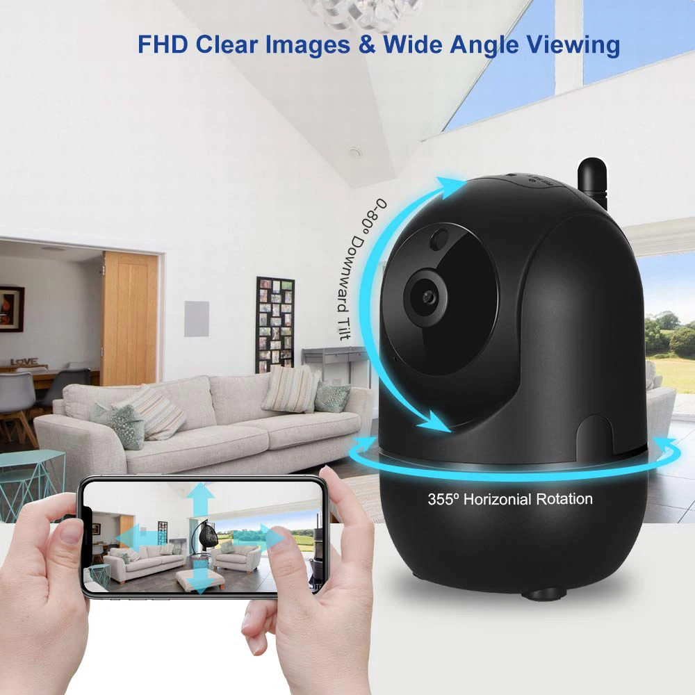 IP камера видеонаблюдения 1080P Wi Fi ИК ночное видение|Камеры видеонаблюдения| |
