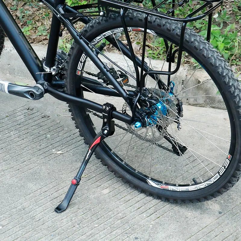 

MTB Bicycle Bike Kickstand Parking Rack MTB Mountain Bike Support Side Kick Stand Foot Brace 24''-29'' Adjustable 34-41cm