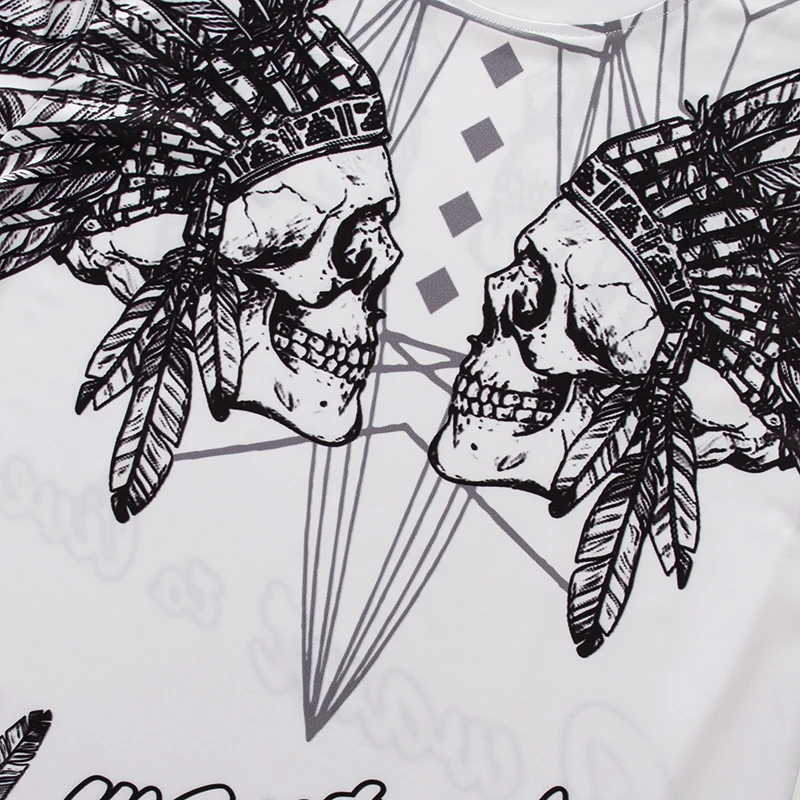 Компрессия мышц для мужчин Плотная кожа рубашка с длинными рукавами 3D принты