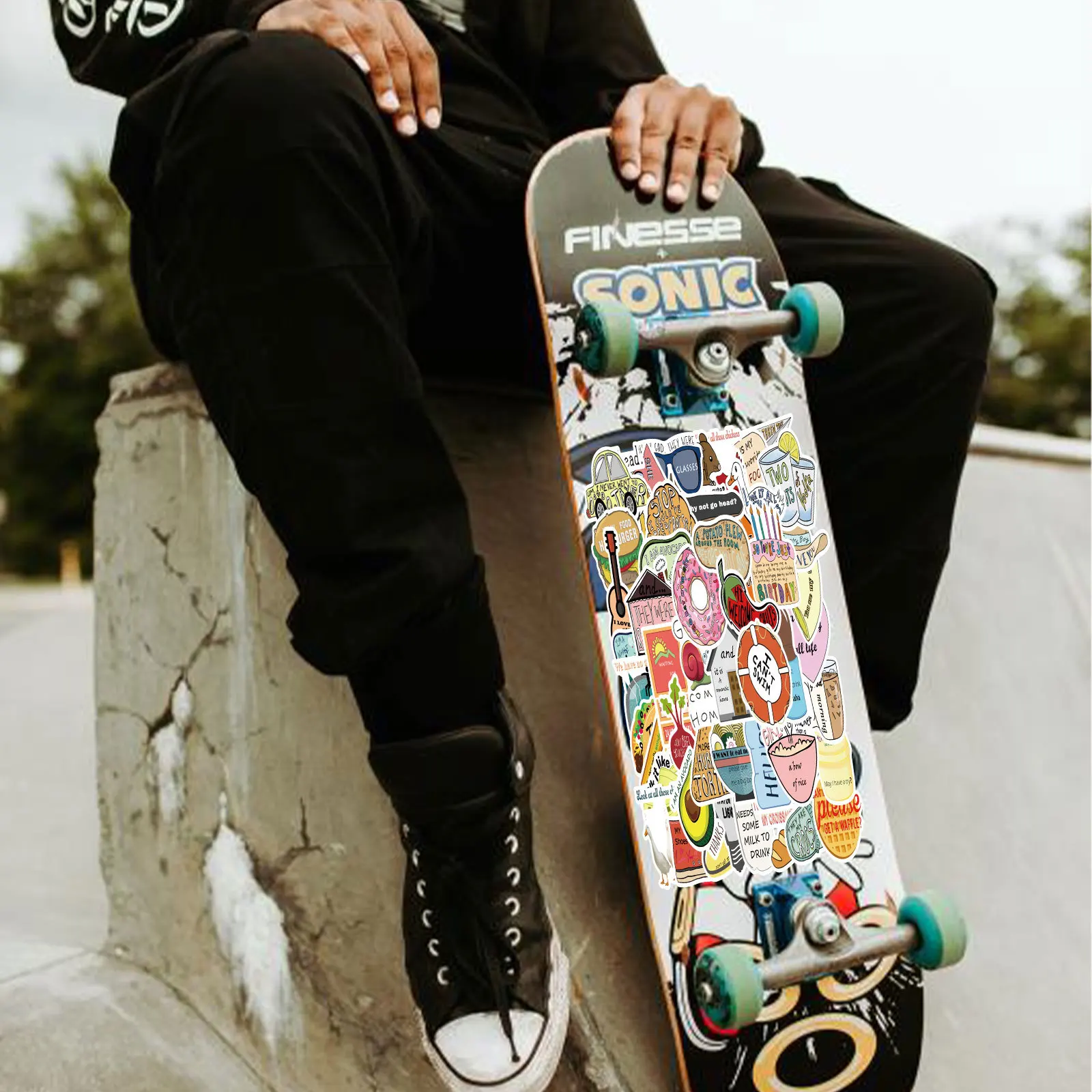 50 шт. водонепроницаемые наклейки для ноутбука скейтборда телефона чемодана |