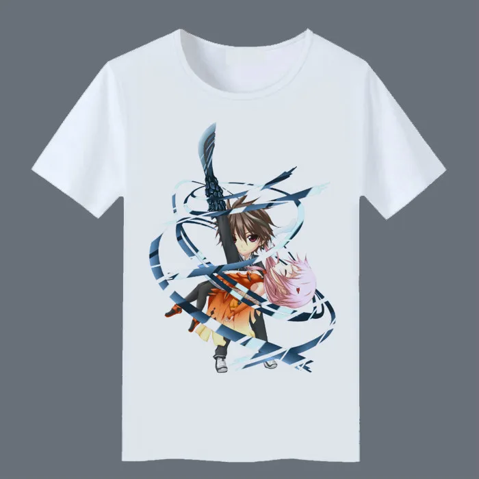 Guilty Crown косплей футболка OUMA SHU Футболка с принтом персонажей из мультфильмов