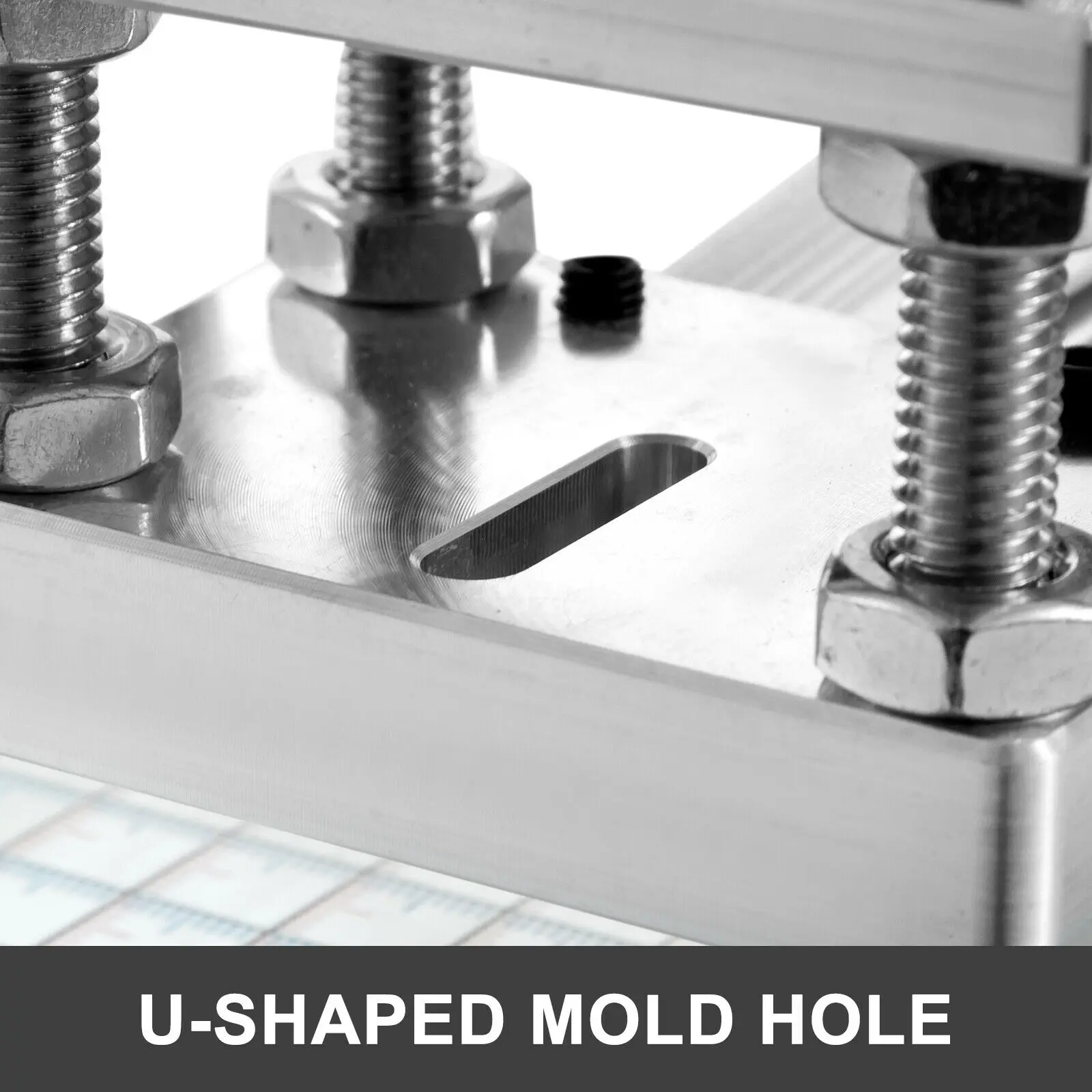 VEVOR-m&aacute;quina de estampado en caliente de 300W, con Control Digital de temperatura y deslizador de posicionamiento, m&aacute;quina de estampado Manual de bronce para PVC-2