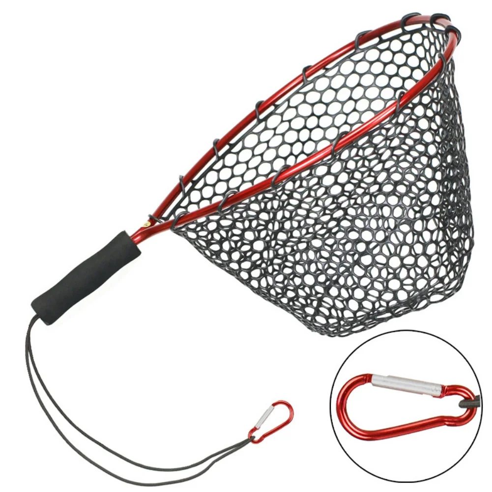

Fast Drying Durable Silica Gel Net Bag EVA Handle Fishing Equipped with Aluminum Alloy Latch aluminum alloy + silica gel + EVA
