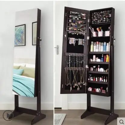 Полноразмерное зеркало для спальни многофункциональный шкаф хранения