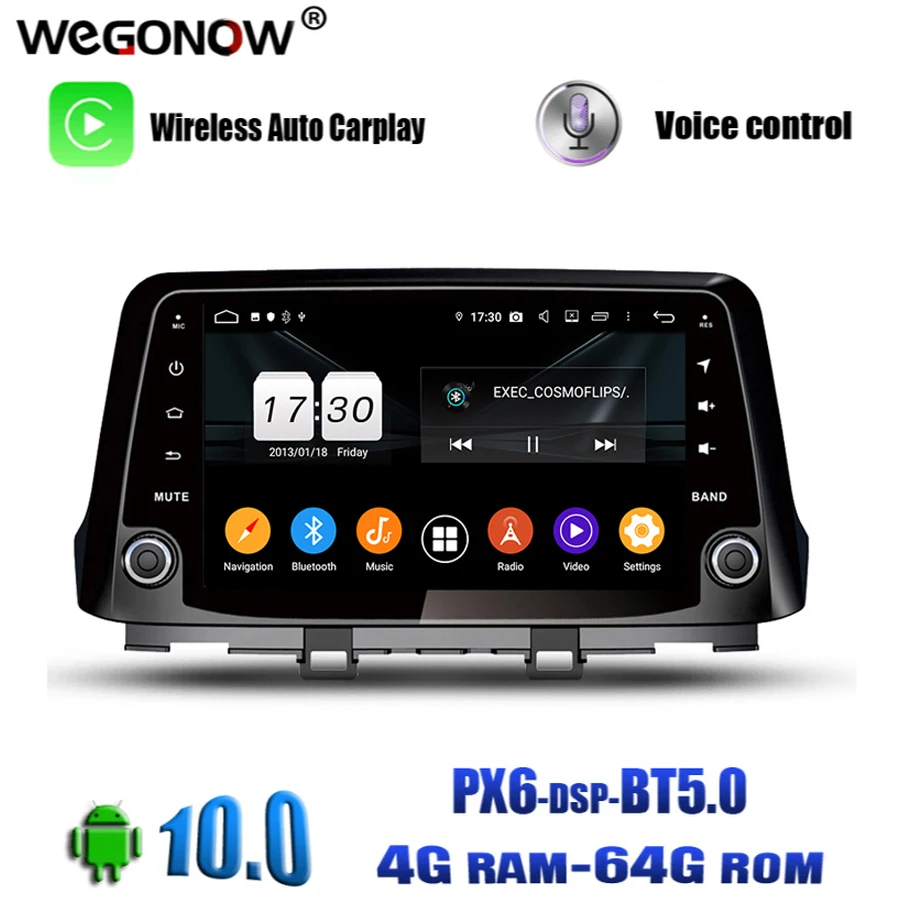 DSP 8 ядро IPS 4 Гб Оперативная память 64 ГБ 1 din Android 10 0 автомобильный DVD GPS