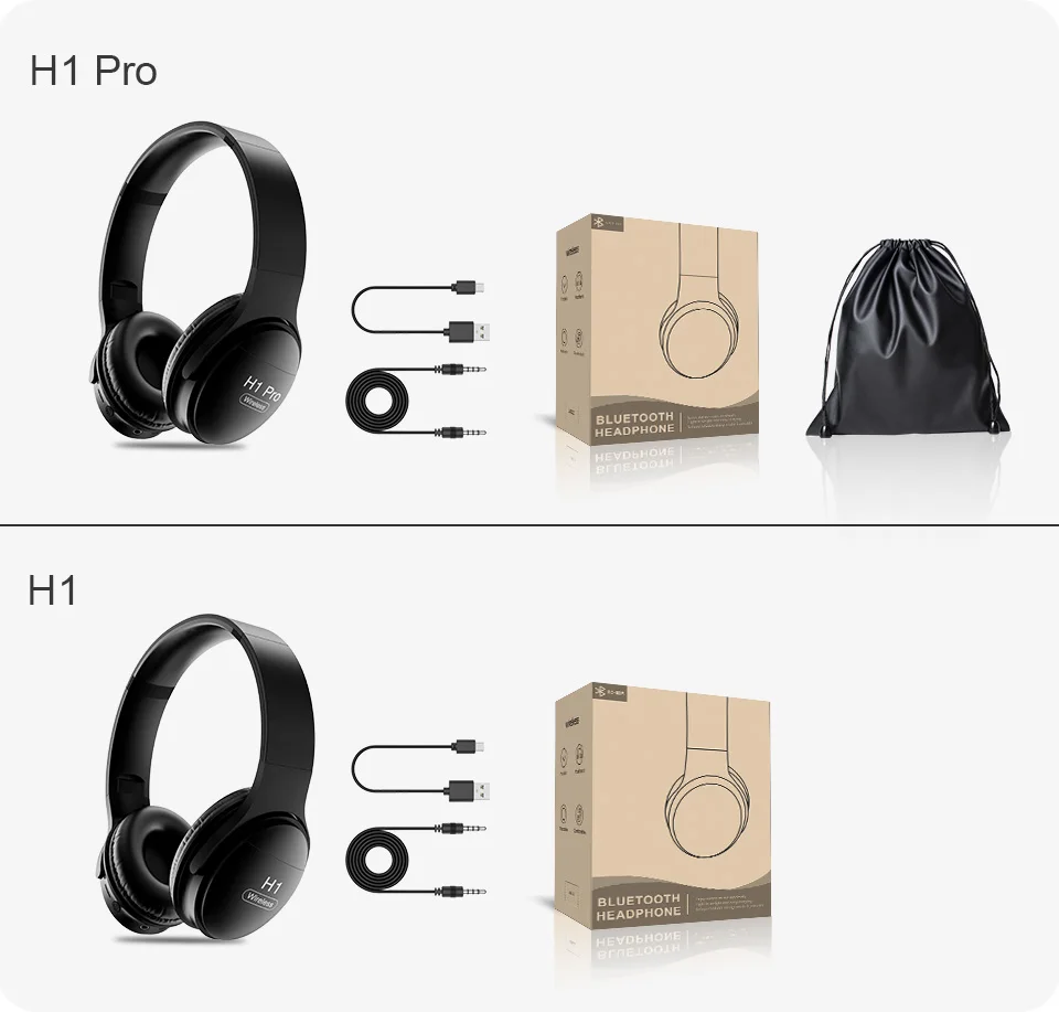 AWI H1 Pro Bluetooth наушники Беспроводные Наушники Накладные наушники с шумоподавлением Hi-Fi стерео игровая гарнитура с микрофоном Поддержка TF карты