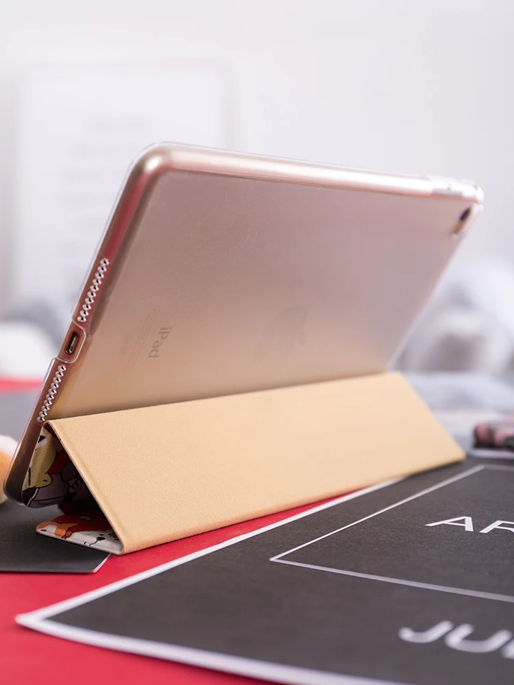 С рисунком в виде милых собачек откидная крышка чехол для iPad Pro 9,7 воздуха 10,5 12,9 10,2 Mini2 на возраст 3, 4, 5, планшет чехол для нового iPad 9,7