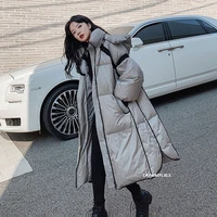 2021 new oversize winter 90 white duck down coat women jacket female hooded long parkas thick warm loose casual outwear y234