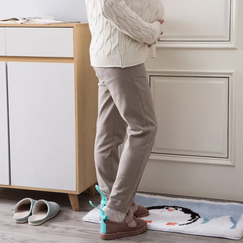 

Portable Lazy Shoehorn Shoe Lifter Slip-on Creative Helper Shoe Horn Easy On Off Shoe Sturdy Slip Aid Household accessories Tool