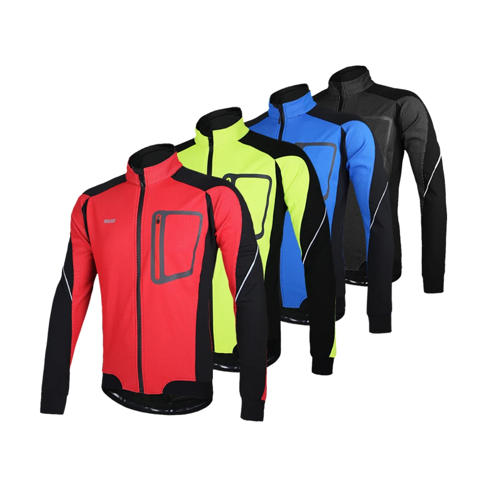 ARSUXEO, Мужская велосипедная куртка, зимняя теплая, теплая, велосипедная одежда, ветровка, водонепроницаемая, MTB, горный велосипед, Джерси, пальто 14D