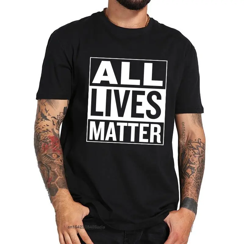 All Lives Matter Justice For All Equality T Shirt Cotton Summer Comfortable Breathable Tee Shirt