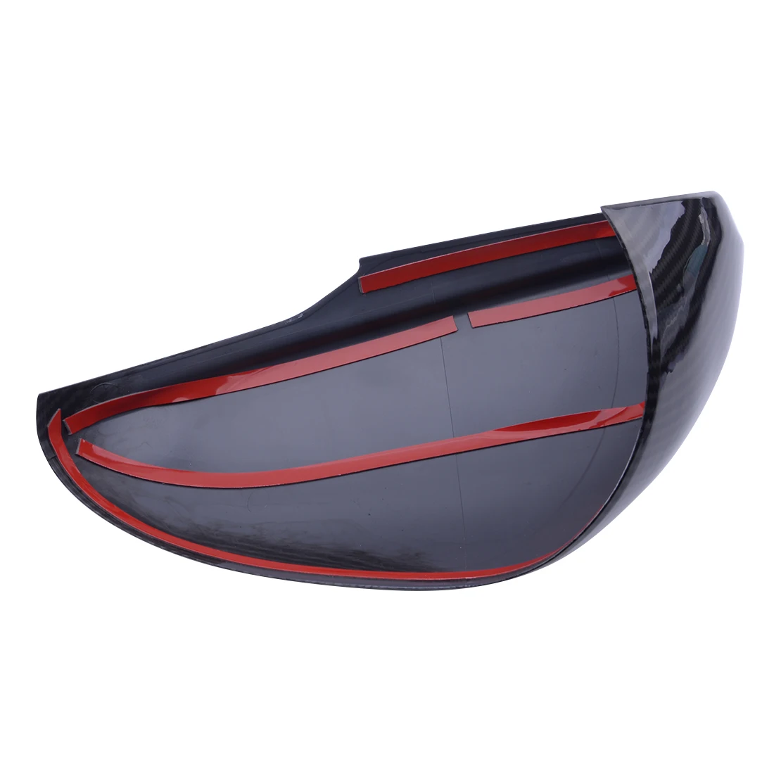 Углеродное волокно 1 пара боковое зеркало заднего вида крышка накладка ABS