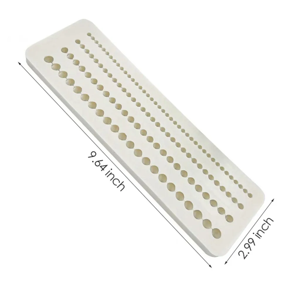 Жемчуг полоса границы формы силиконовая форма для выпечки тортов с помадной