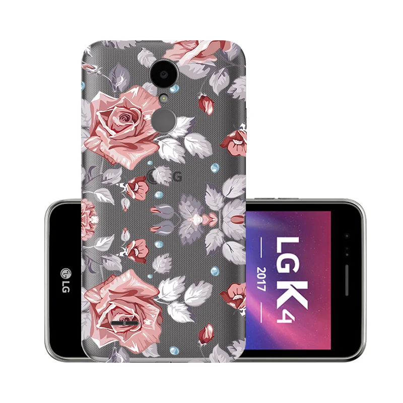 Для LG K4 2017 M160 чехол Чехол прозрачный мягкий ТПУ для телефона Феникс 3 силиконовый