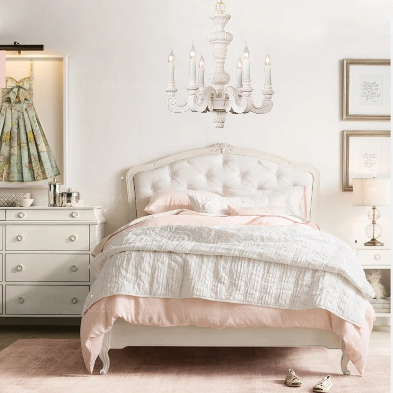 Римский столб люстры деревянные резные подвесные светильники итальянская