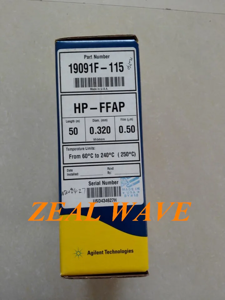 Agilent газовая капиллярная Хроматография столбик HP-FFAP 50m 0 32 мм мкм 19091F-115 - купить по