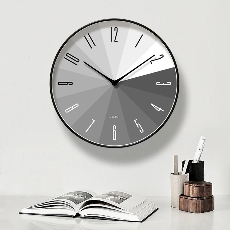 

Yuan art decoration classic quiet wall clock 10 inch / 12 inch / 14 inch hot selling high quality hanging clock
