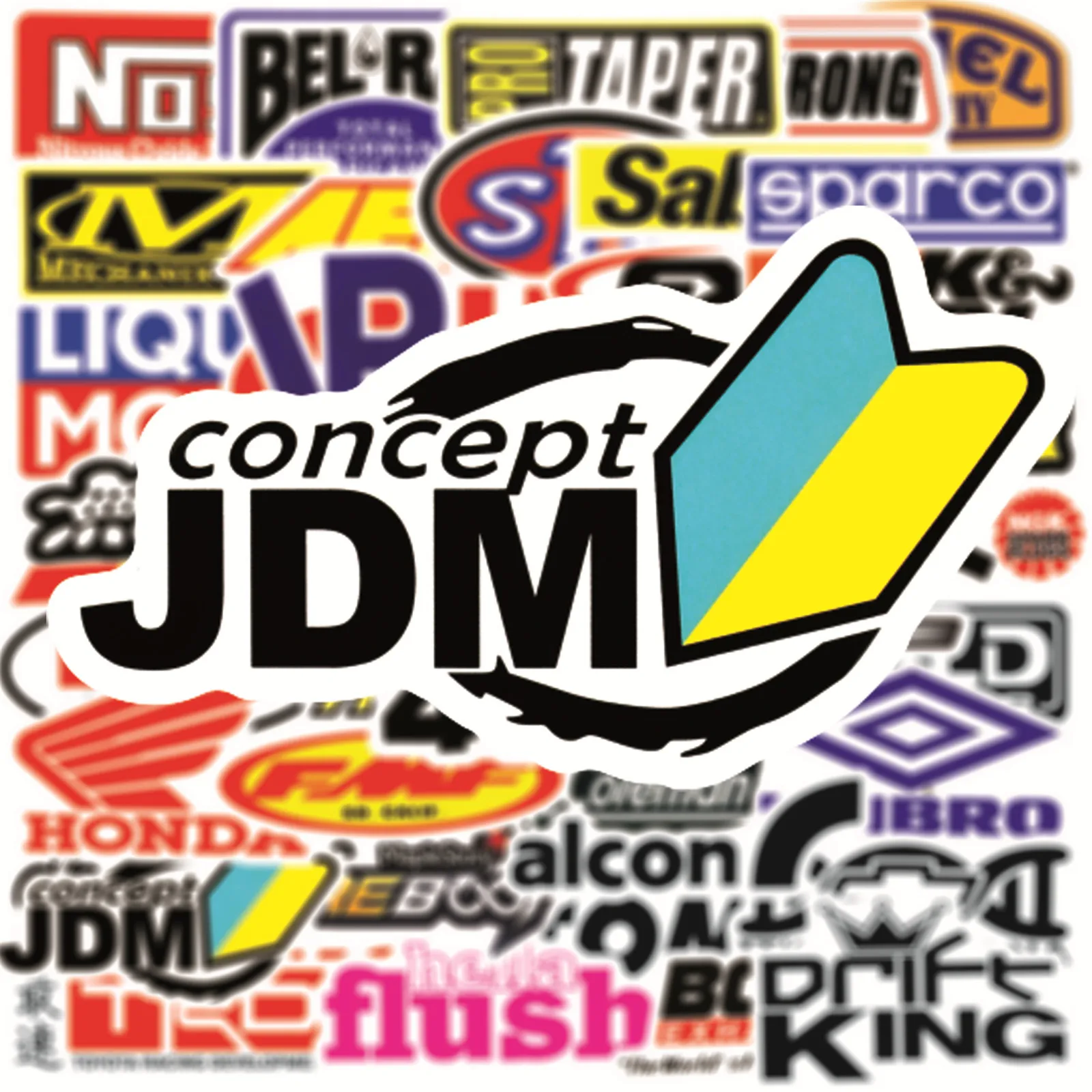 

10/30/50/100pcs Racing Motorcycle Jdm For Laptop Fridge Pencil Cases Floors Washbasins Cool Kettle Classic Stickers Decal