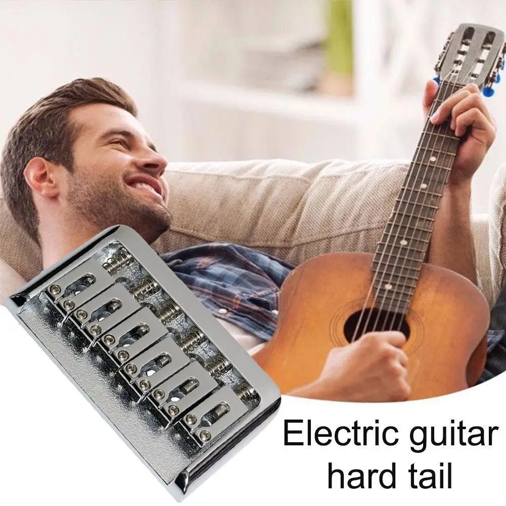 

Metal Alloy Guitar Bridge 6-string Bridge Saddle For 6-string and Telecaster Models Electric Guitar Accessoies