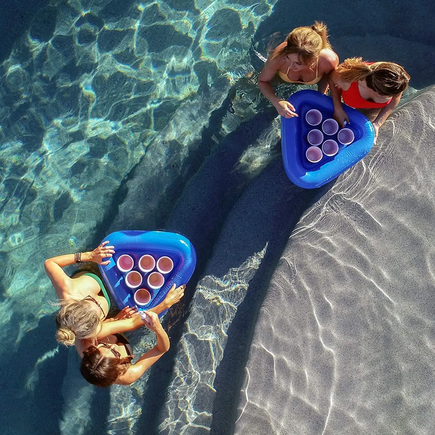 Плавающий держатель для напитков в бассейне надувной развлечений воде игровой