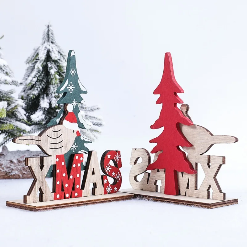 Рождественские деревянные птицы дизайн Рождественская елка украшения для дома