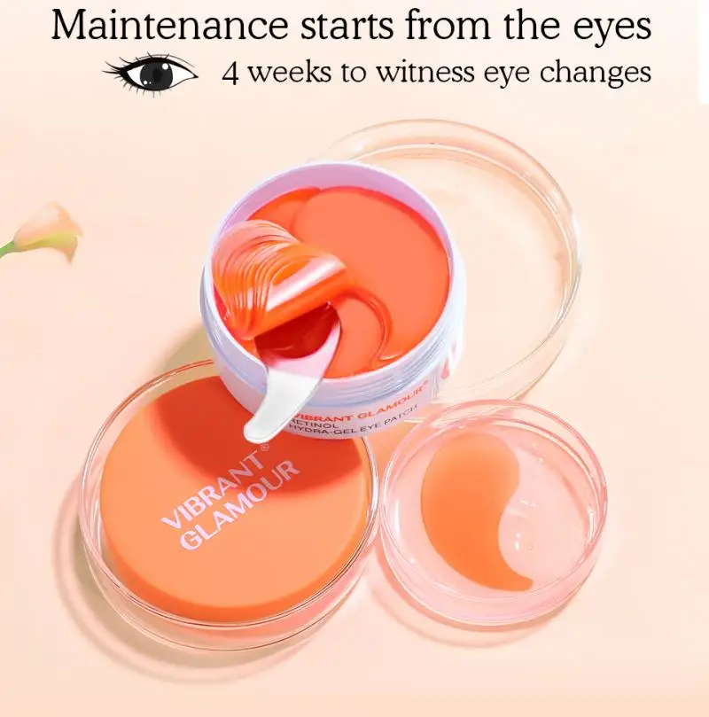 Retinol Eye Mask Moisturizing Hydrating Long Lasting Remove Dark Circles Anti Age Skin Care Patch TSLM1 |