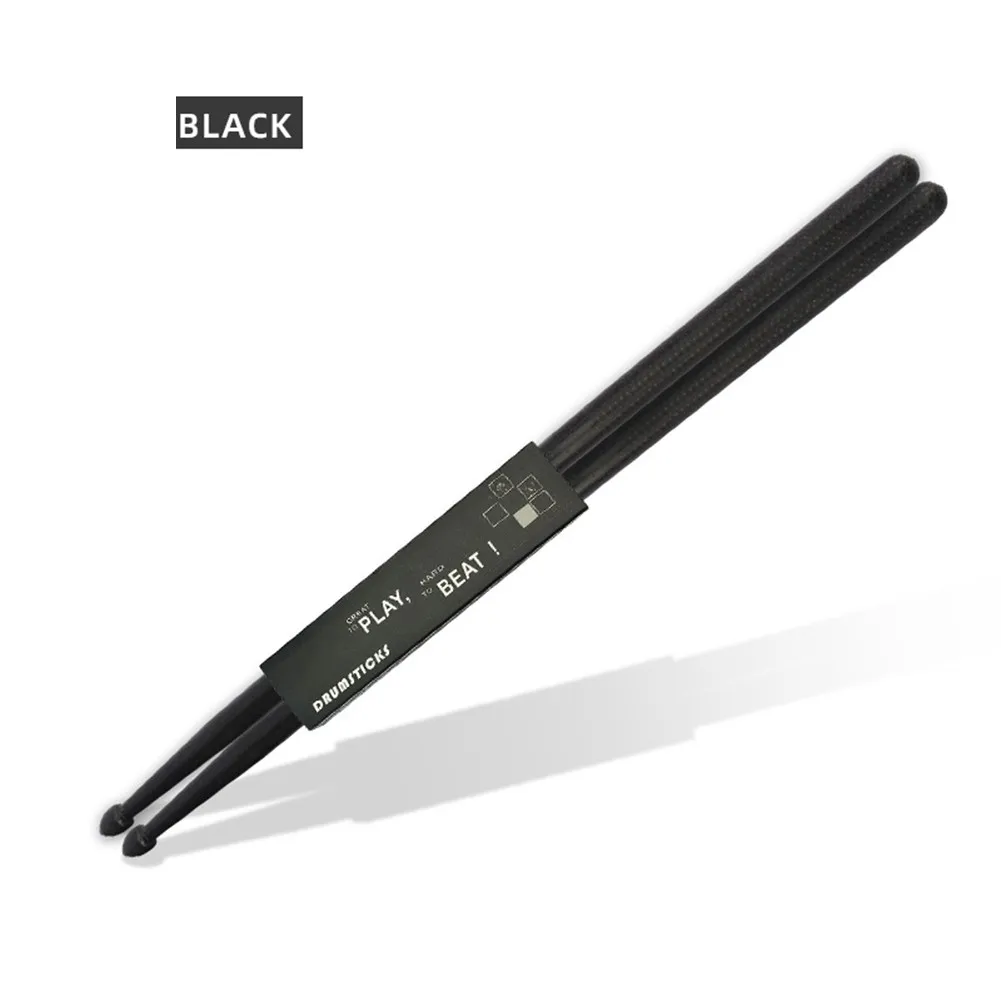 

1Pair 5A Nylon Drum Sticks Plastic Drumsticks Non Slip Handles Drums Percussion Instrument Accessories Drum Set Kit Parts