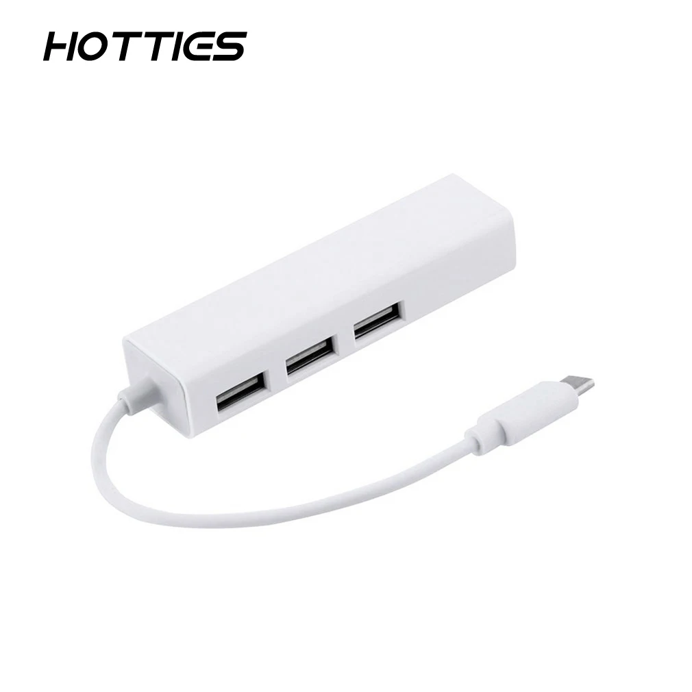 USB 3,1 Тип C USB-C несколько 3 портов концентратор с Ethernet Сетевая карта