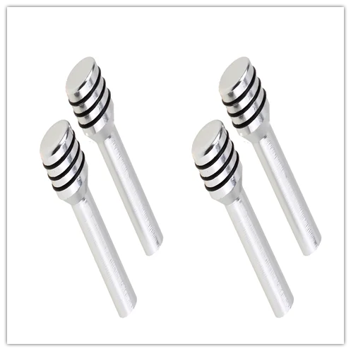Silver-4pcs 4 шт. дверные замки из сплава автомобиля с зажимом для Mercedes Benz W211 W203 W204 W210 W124 AMG W202 CLA W212 W220 CLK63 R F700 - Цвет: Silver-4pcs