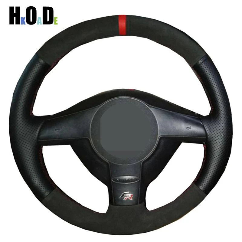 Чехол рулевого колеса автомобиля для Volkswagen VW Golf 4 Mk4 1998 2004 Passat B5 1996 2005 Polo 1999 2002