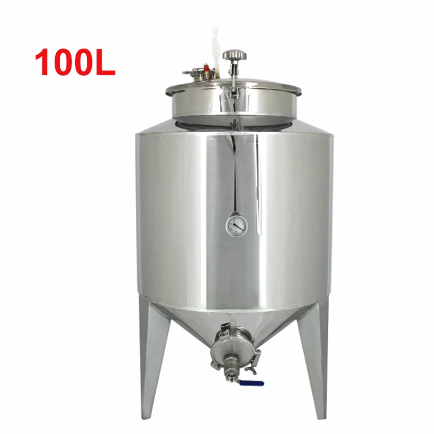 100L Нержавеющая сталь Вино Баррель хранения баррель ферментера резервуар для