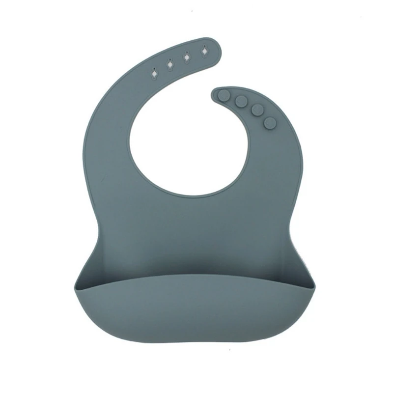 

5pcs/set BPA Free Food Grade Baby Silicone Bib Fork Spoon Dishes Plate Bowl Baby Feeding Supplies Newborn Gift