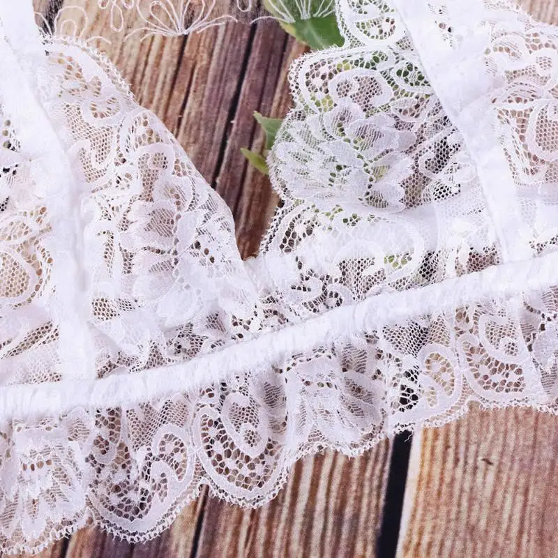 Сексуальный бюстгальтер кружевное нижнее белье порно прозрачный и трусики