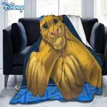 Couverture Disney Simba roi Lion pour enfants, couvre lit en peluche, motif dessin animé, couvre lit d'hiver  (2)