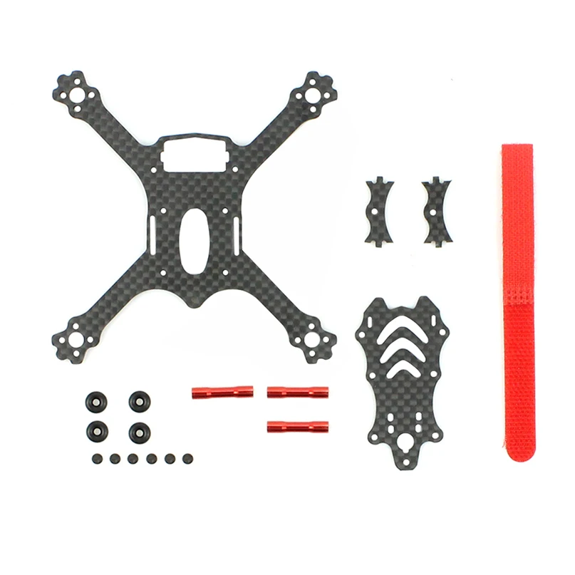 

JMT 110 мм Колесная база Гоночная рама 3K Углеродное волокно Фристайл стрейч X Рама Комплект для FPV RC Дрон