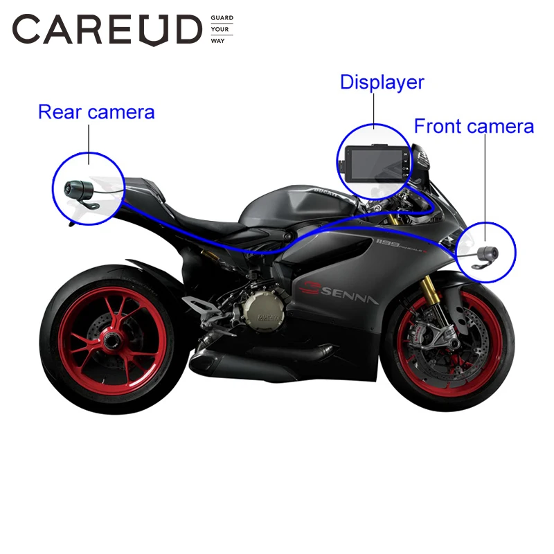 Видеорегистратор CARCHET DVR видеорегистратор с специальным двойным треком передний